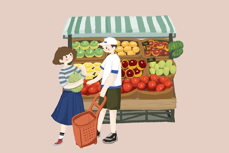 逛超市之水果图片下载
