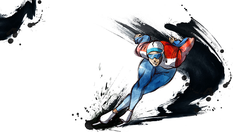冬季奥运会，速滑图片下载