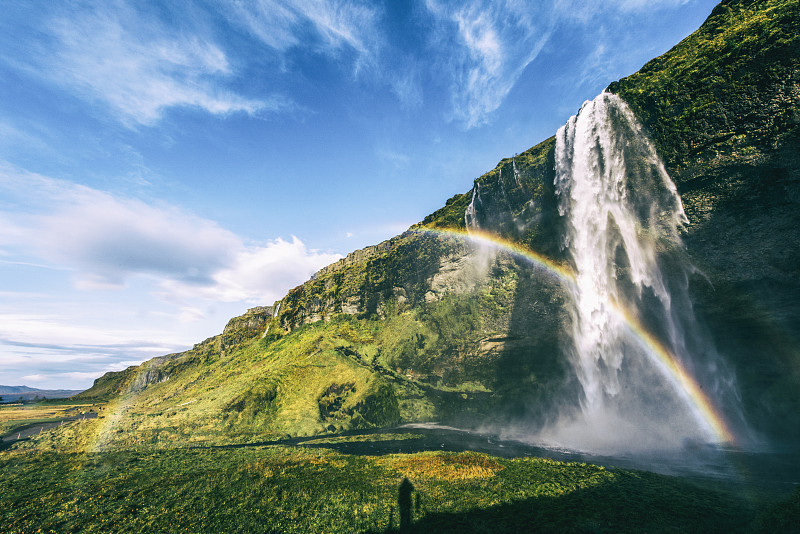 冰岛塞里雅兰瀑布图片下载