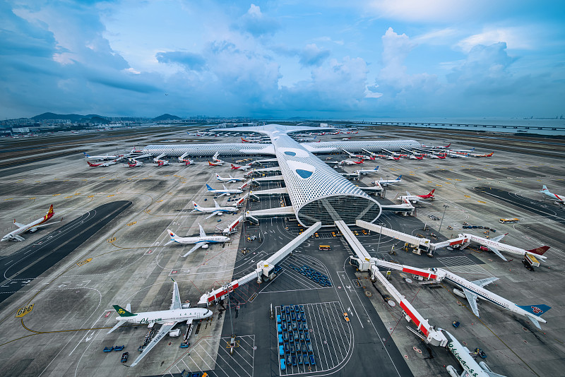 深圳城市风光宝安国际机场图片下载