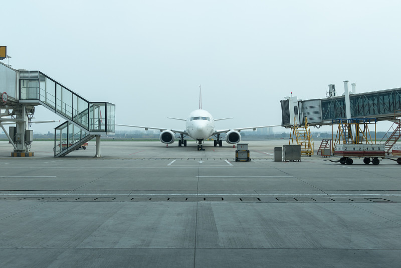 江苏机场停机坪图片素材