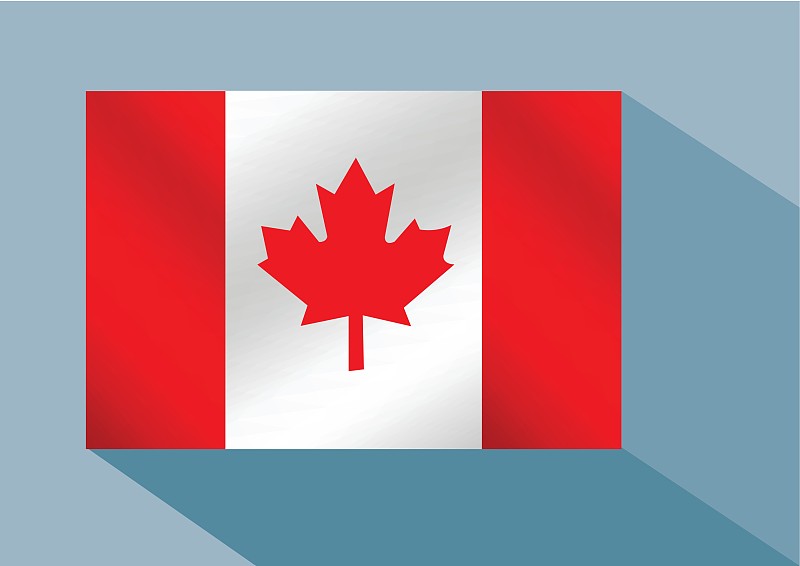加拿大的国旗,简笔画图片