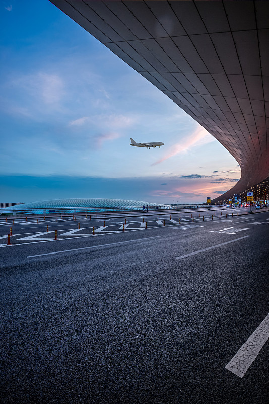 北京机场风景图片