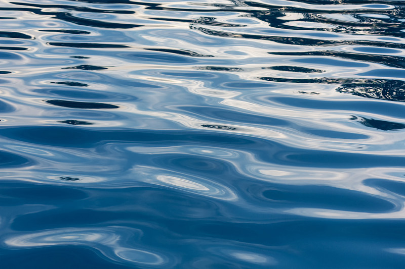头顶视图的蓝色水面抽象的游泳池图片素材