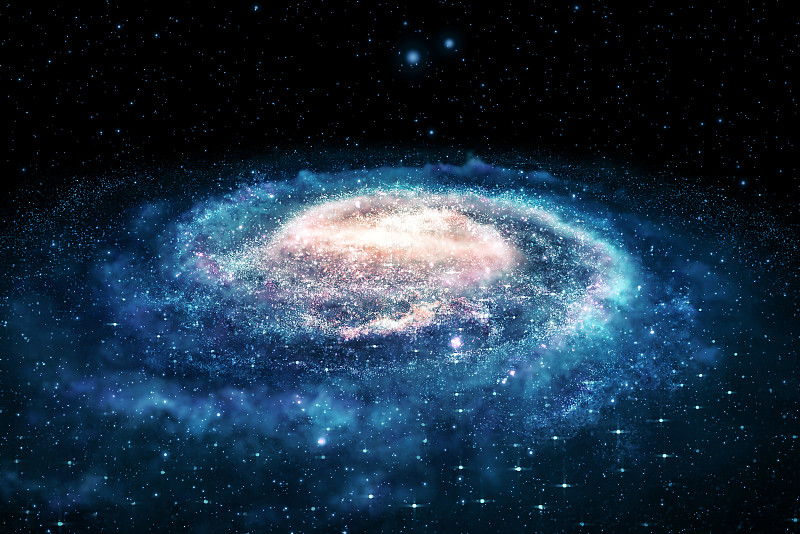 宇宙太空中的银河系