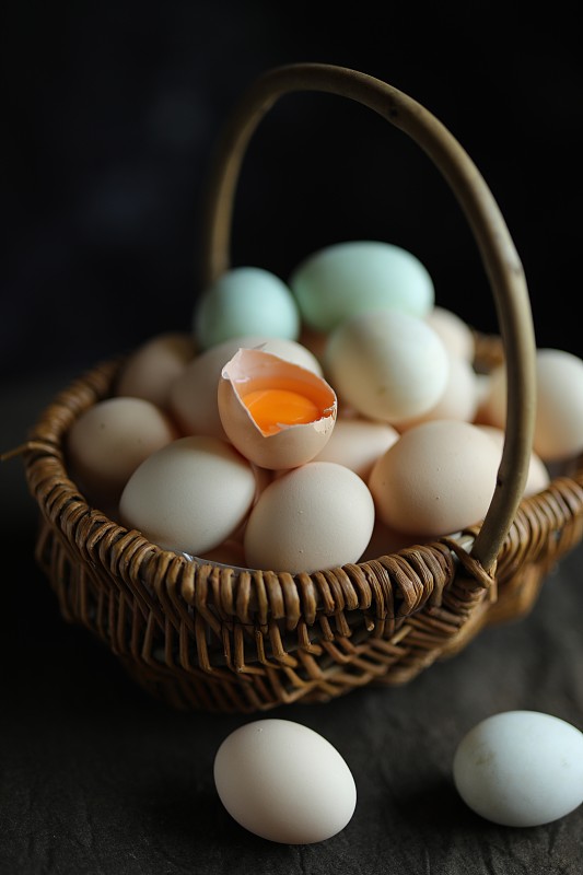 绿色环保的鸡蛋、鸭蛋、咸蛋图片素材