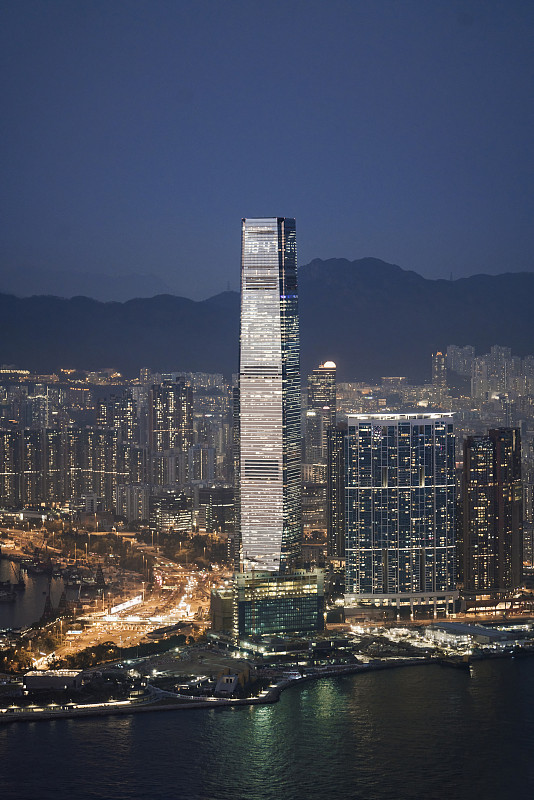 香港环球贸易广场ICC图片素材
