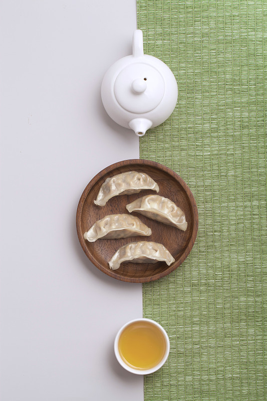 饺子和茶壶图片素材