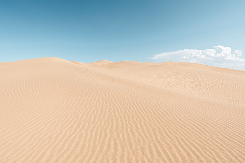 沙漠地形地貌纹理蓝天图片下载