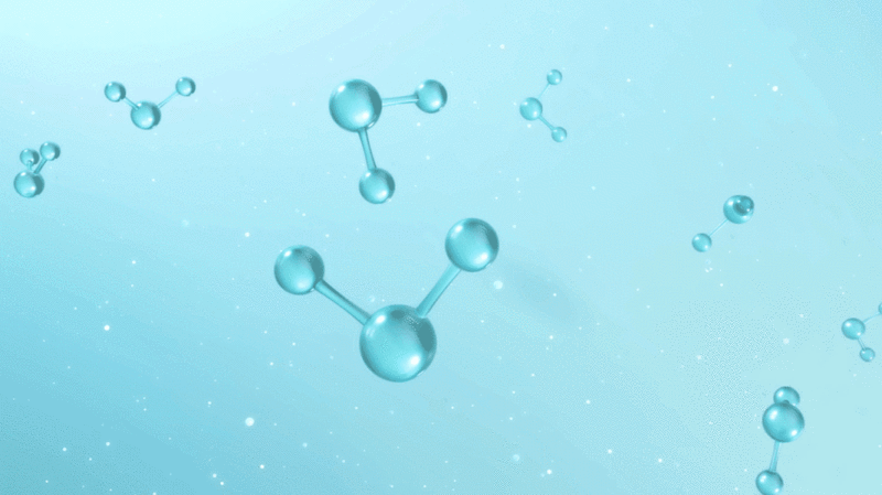 运动的化学分子模型3D渲染图片下载