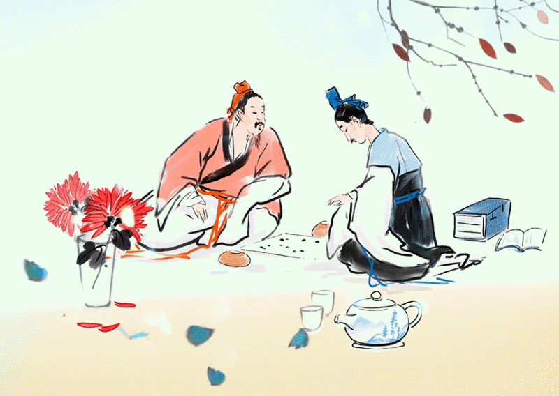 琴棋书画传统文化图片下载