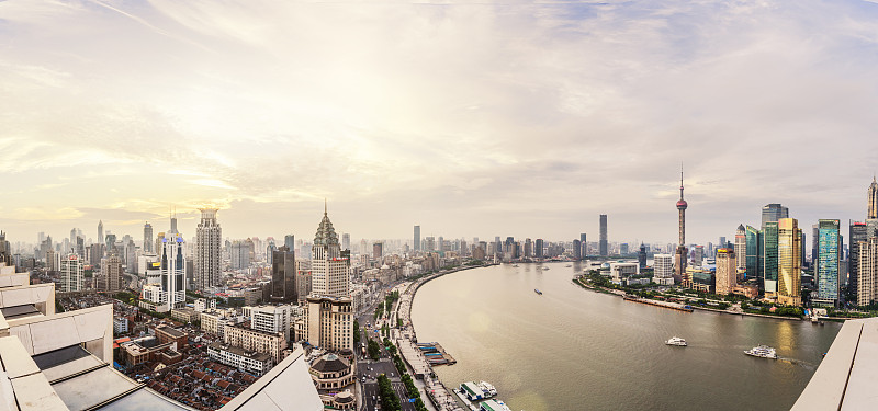 高清上海城市地标风光图片下载