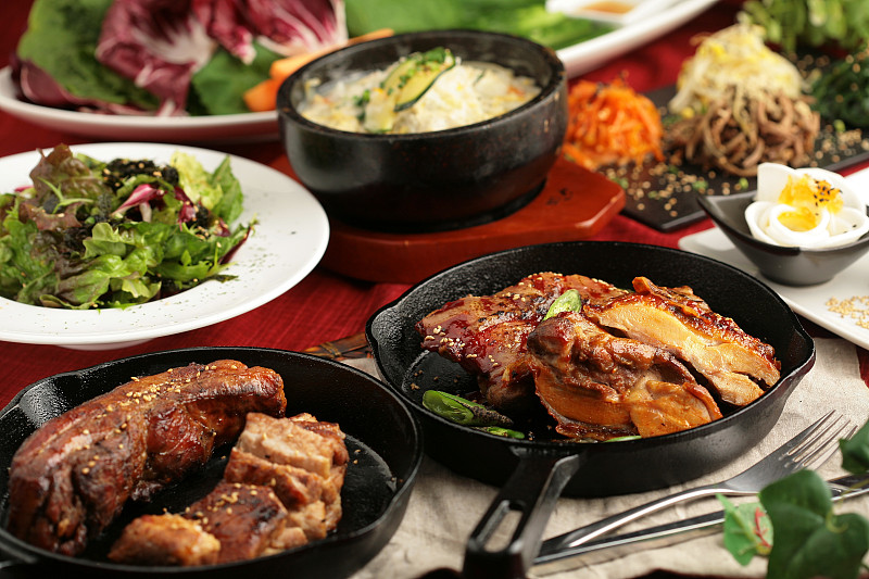 韩式料理组合图片下载