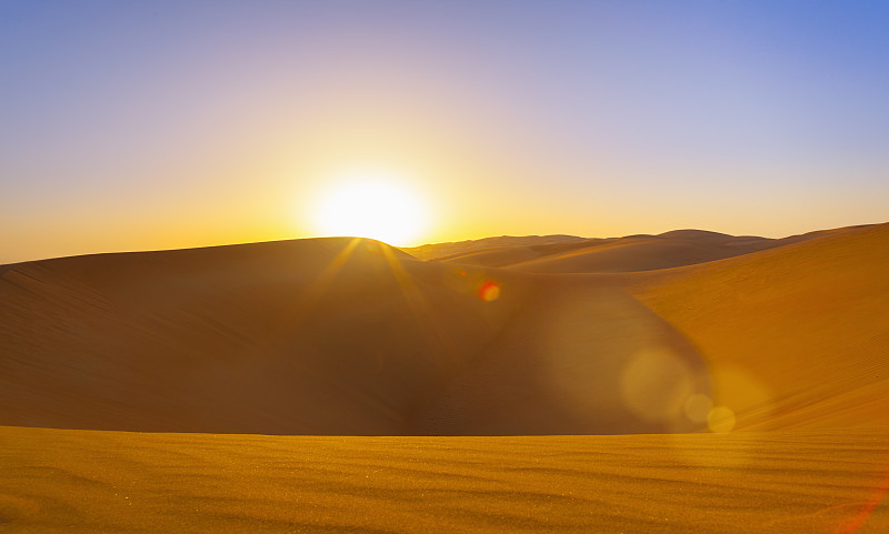 阿拉伯联合酋长国，鲁卜哈利沙漠，空区，利瓦沙漠图片下载