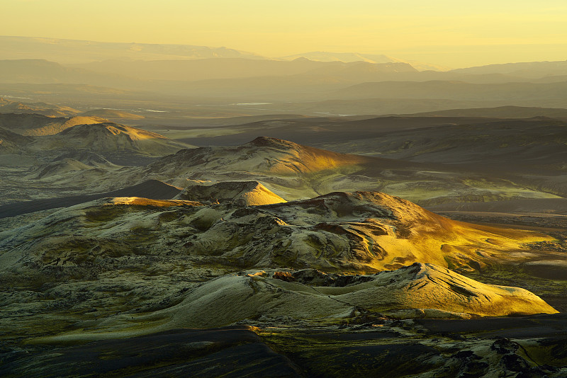 冰岛Skaftafell国家公园的Lakagigar火山口图片下载