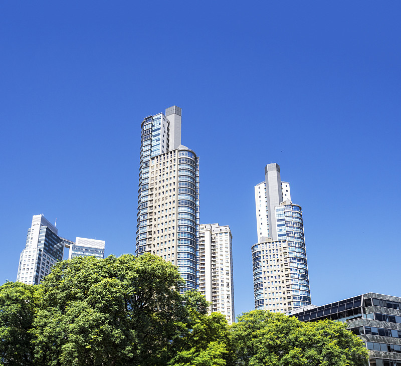 阿根廷，布宜诺斯艾利斯，高层建筑图片下载