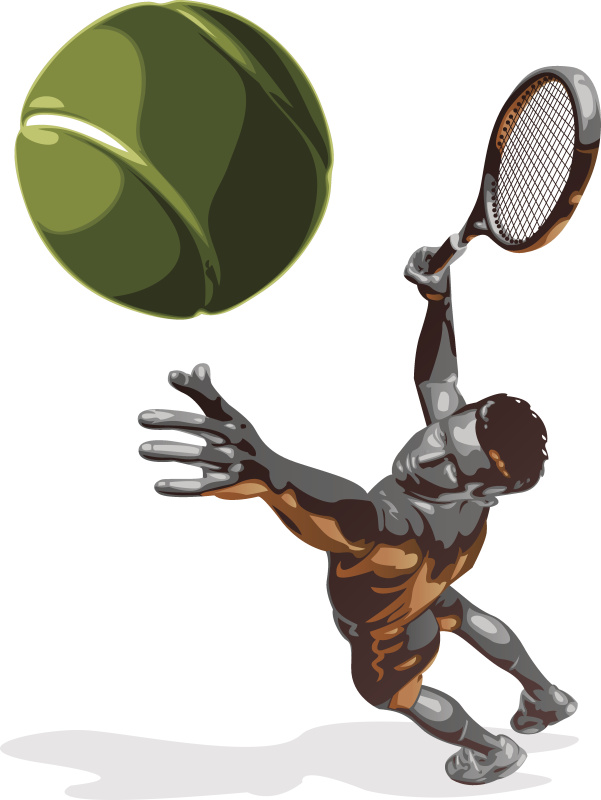 网球发球图片下载