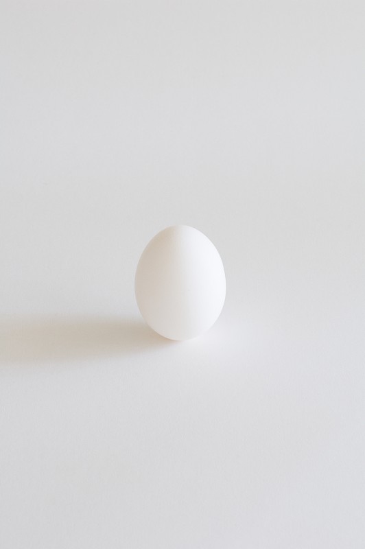 白色的鸡蛋站在白色的背景图片素材