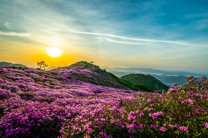 黄麻山景观，Hapcheon，韩国图片素材