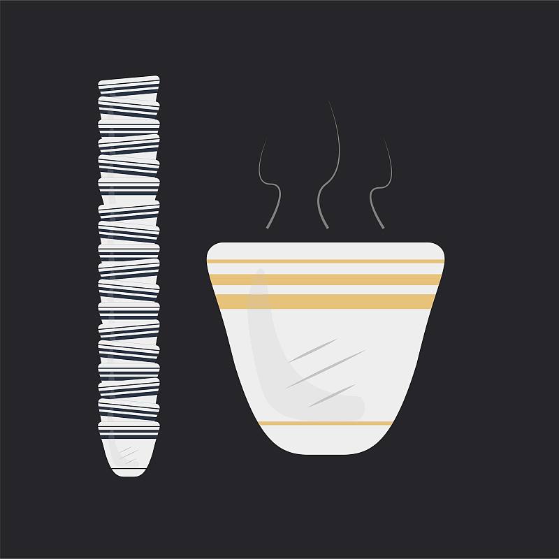 阿拉伯咖啡杯，传统杯子，传统设计图片下载