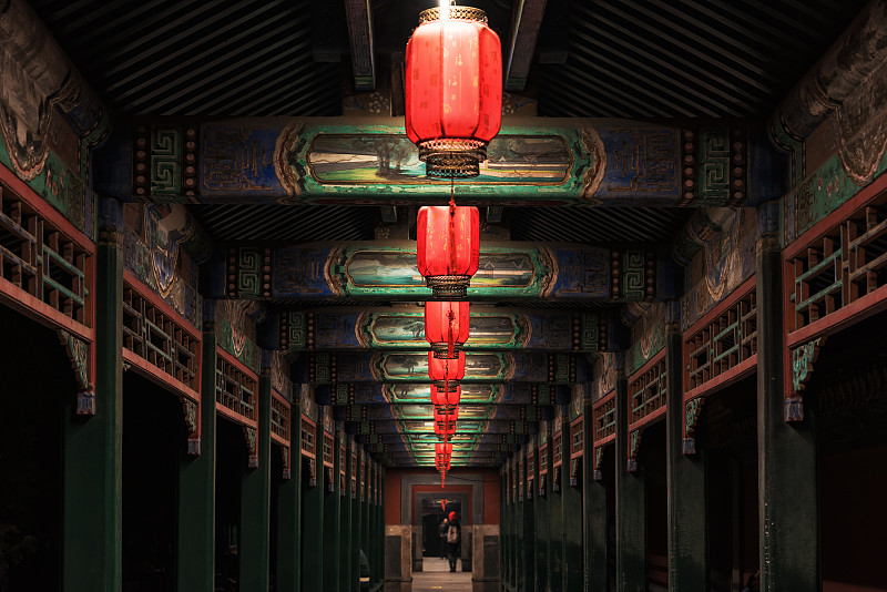颐和园长廊，北京，中国图片下载