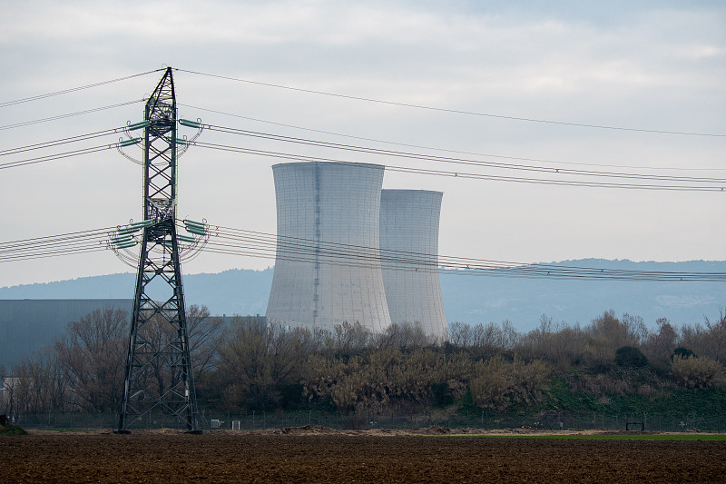 核电站摄影图片
