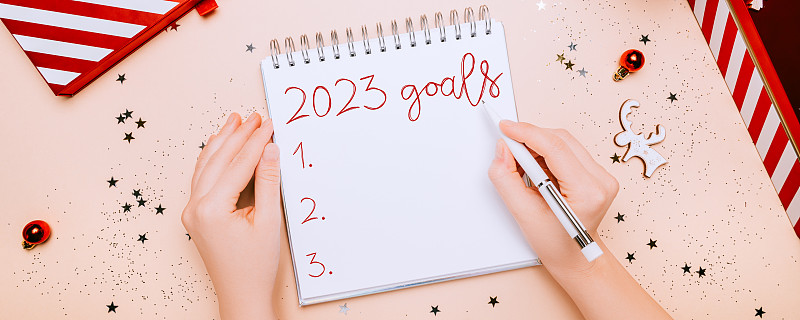 2023年的目标和新年快乐图片下载
