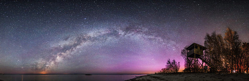 美丽的瑞典银河图片图片下载