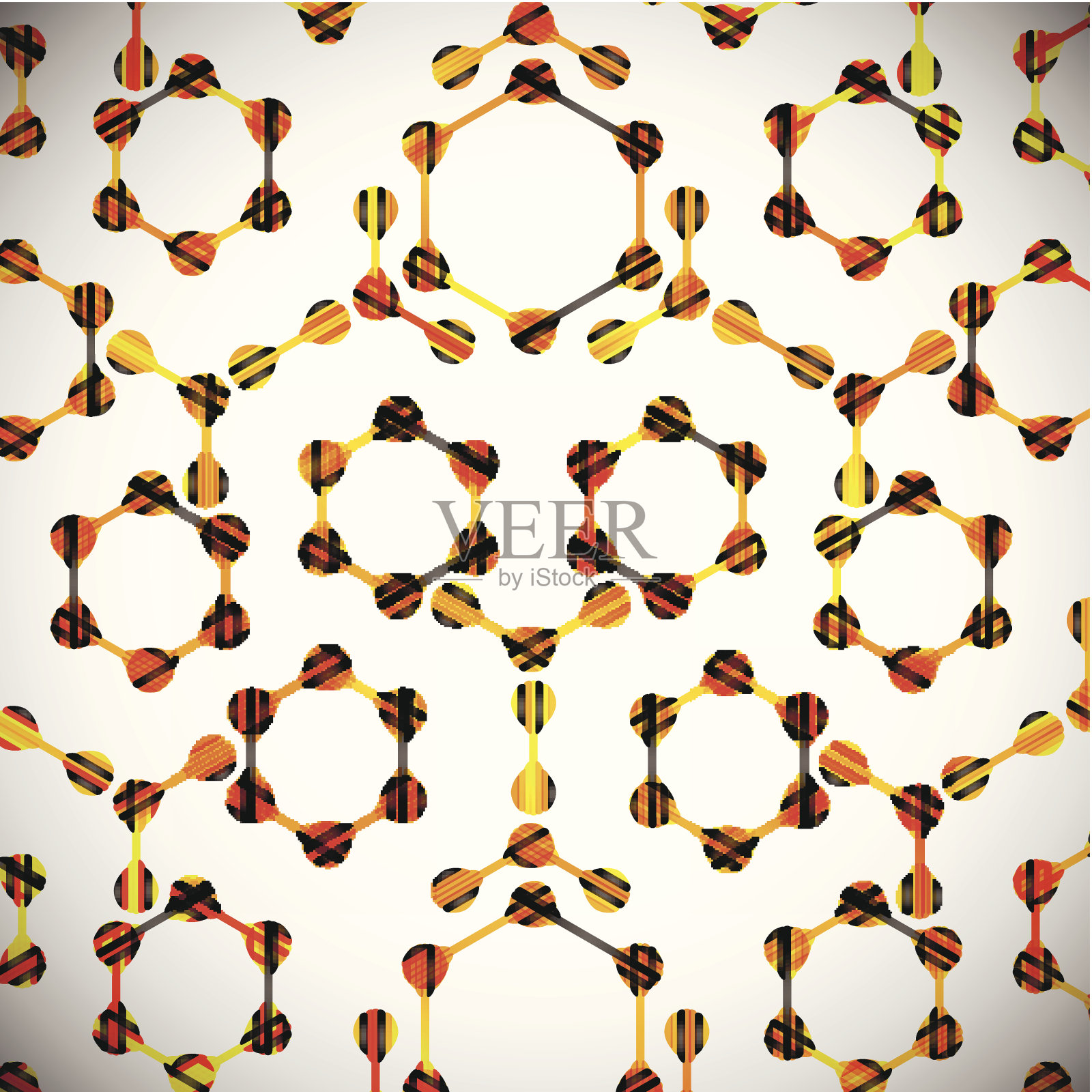 分子结构插画图片素材