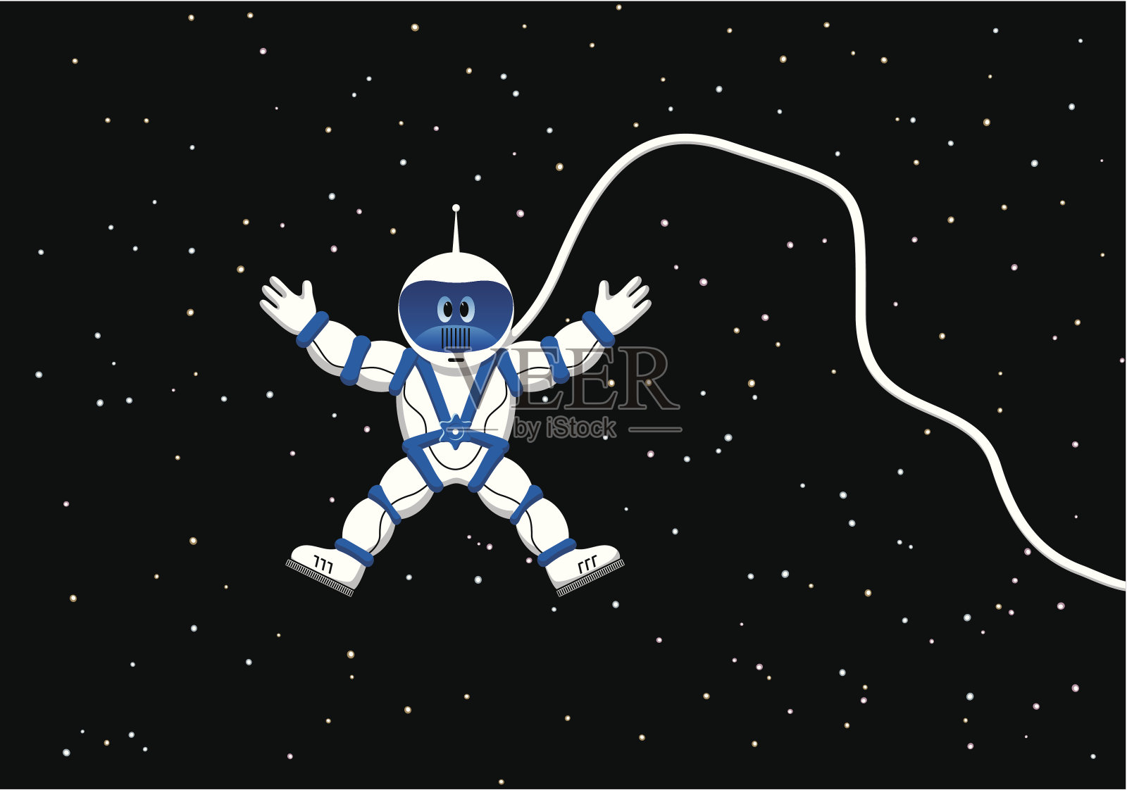 宇航员插画图片素材