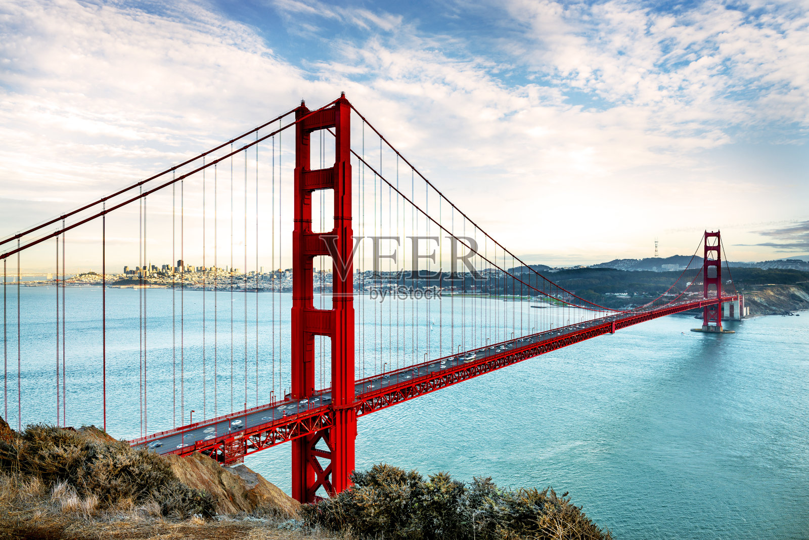 旧金山金门大桥照片摄影图片
