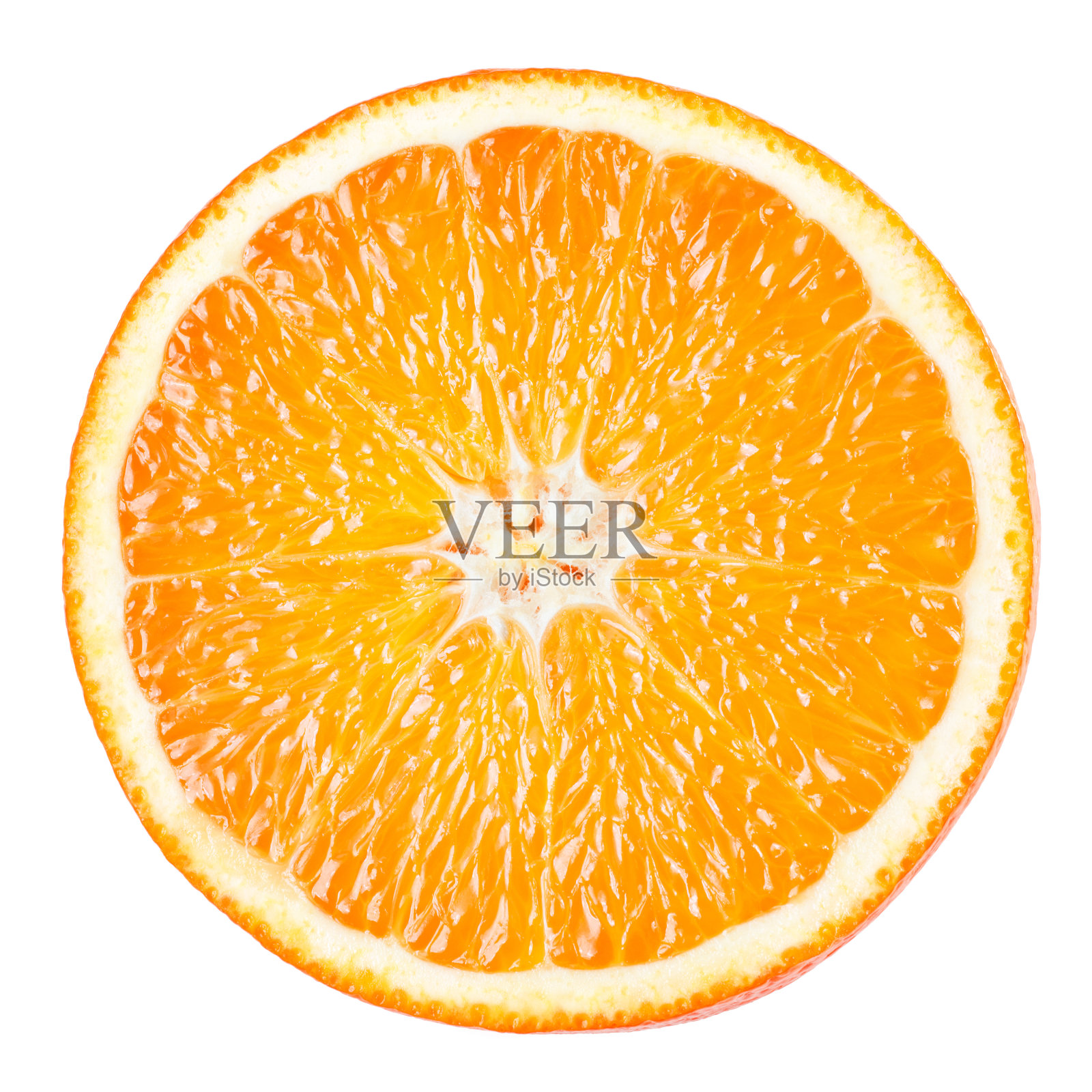 橙色切片孤立在白色背景上照片摄影图片