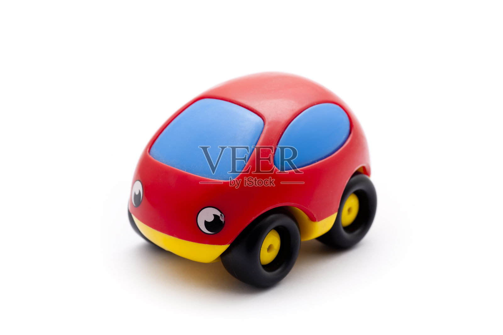 红色塑料玩具车照片摄影图片