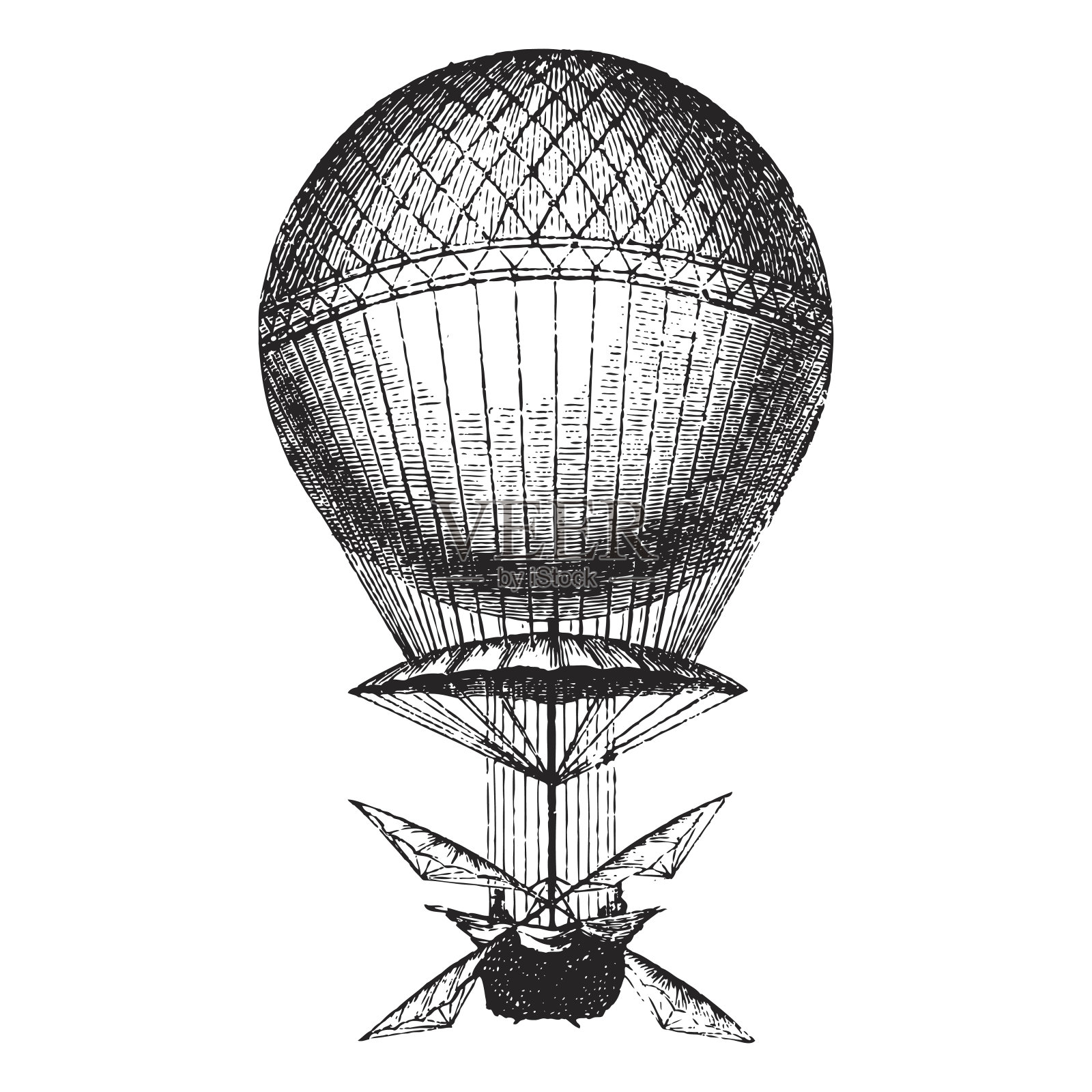 热气球设计元素图片