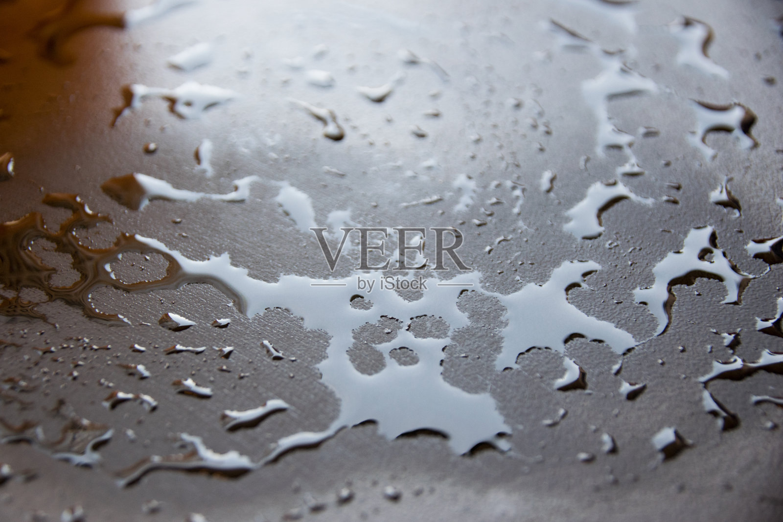 水渍，滴水表抽象纹理和背景照片摄影图片