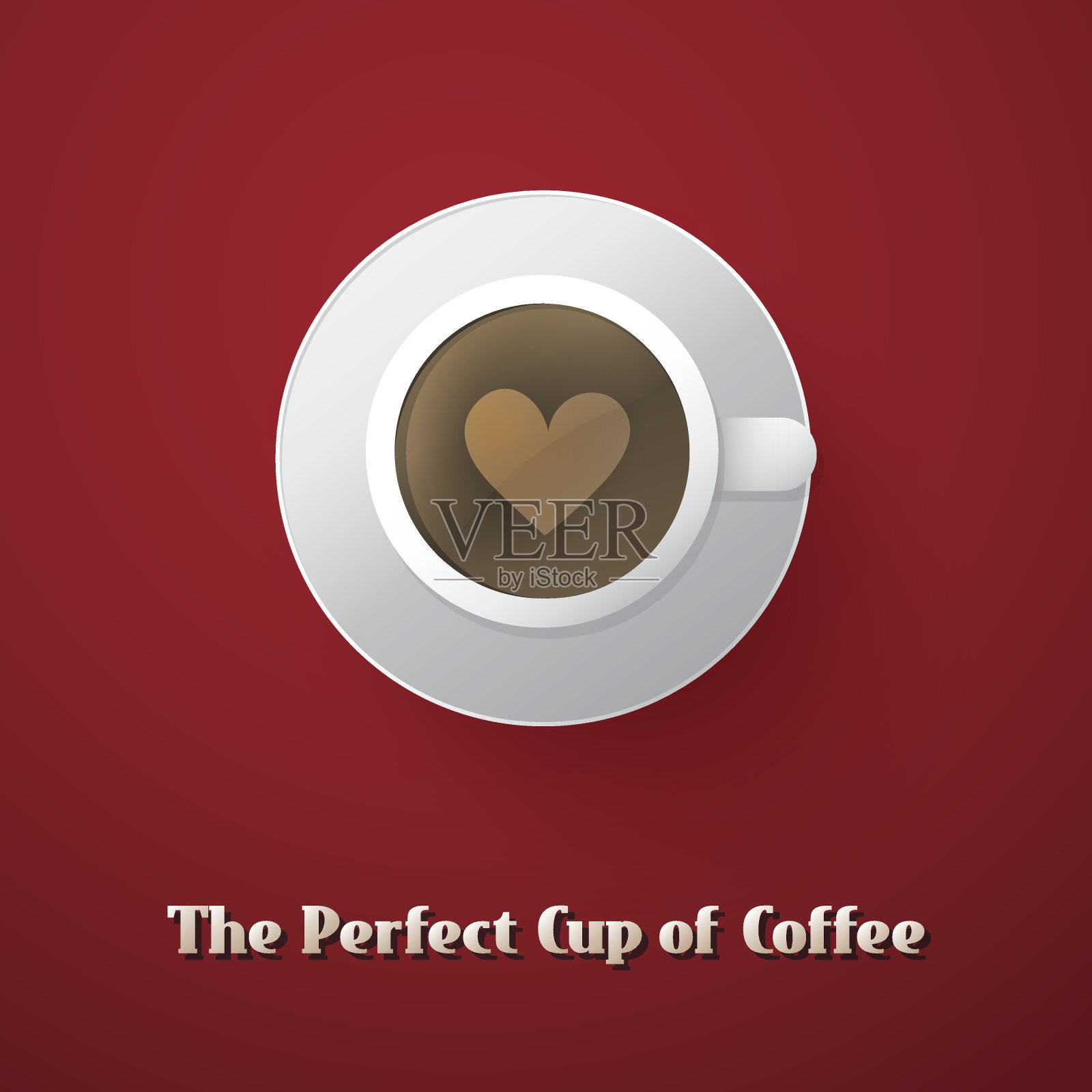 咖啡杯的概念设计元素图片