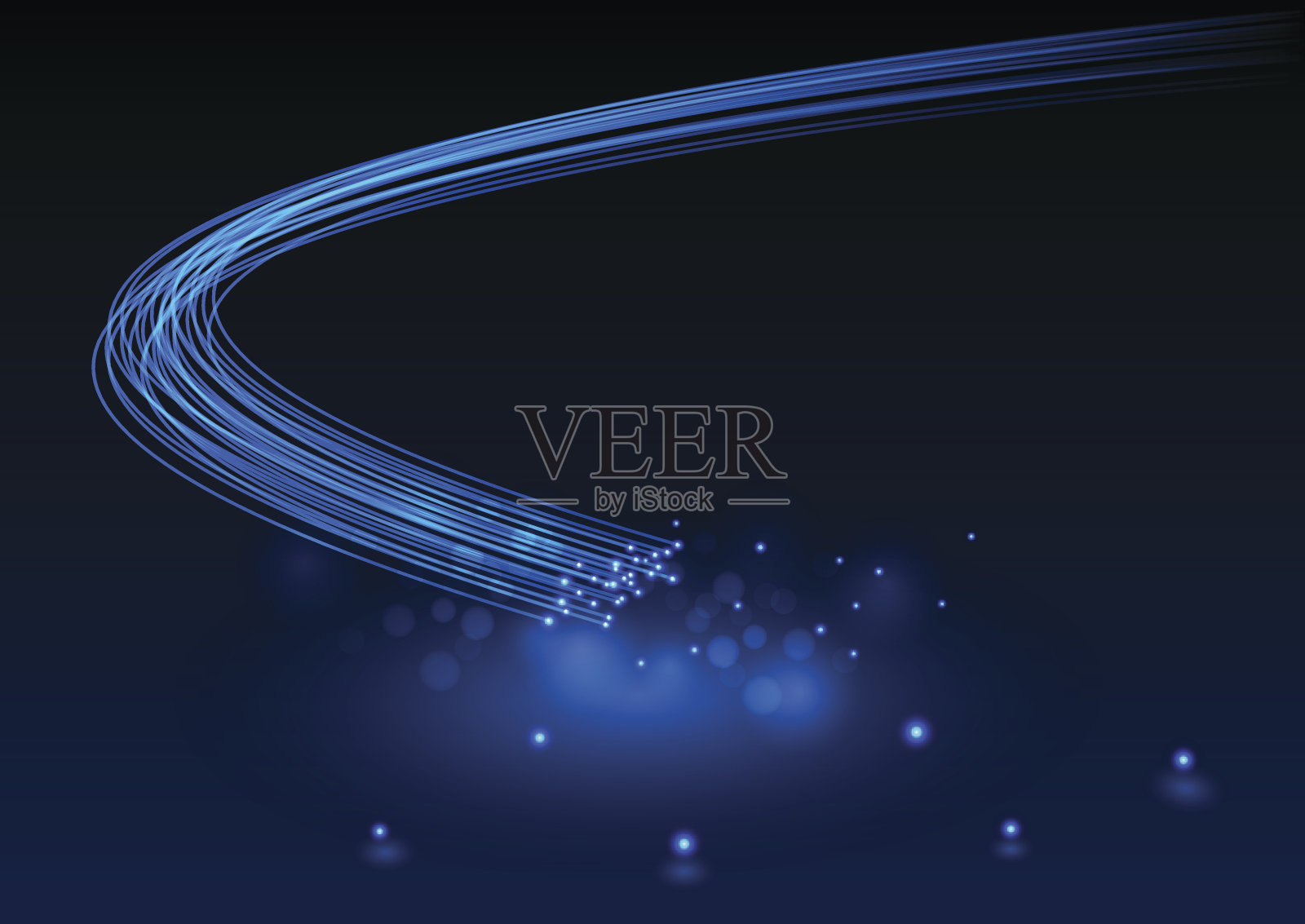 光学Fibers.vector插画图片素材