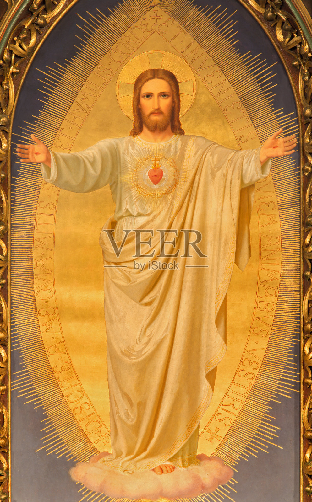 维也纳——耶稣的心脏照片摄影图片