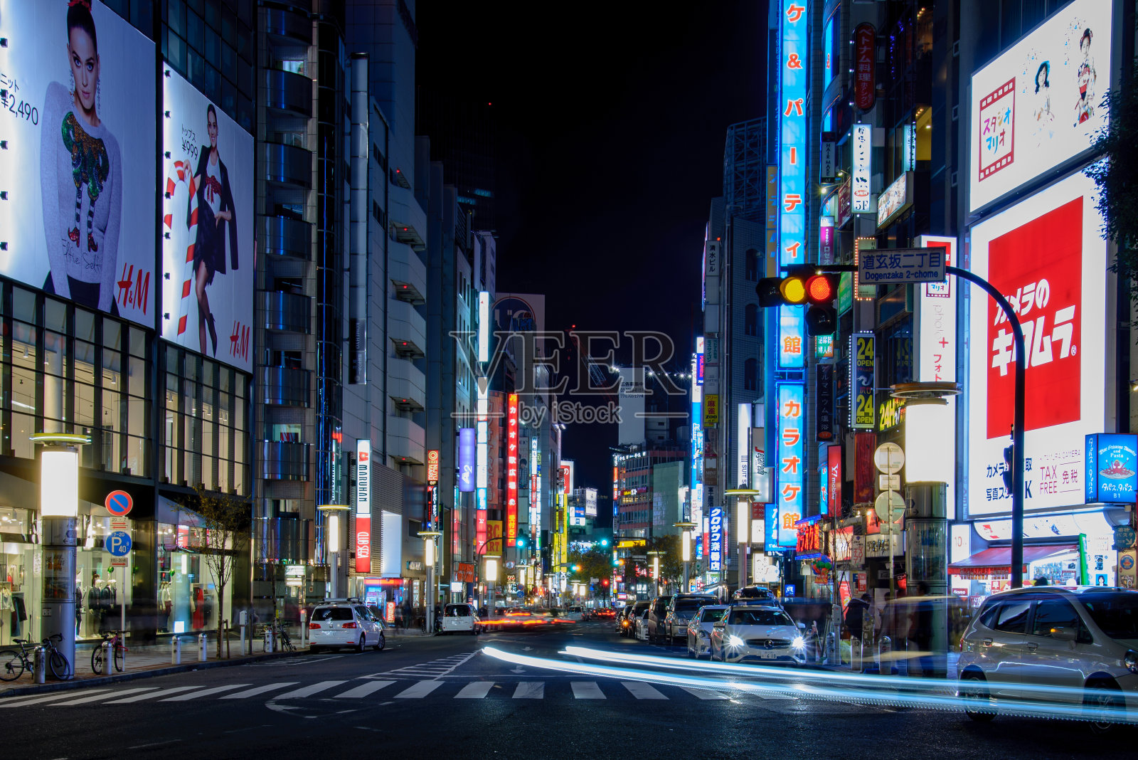 涩谷街之夜照片摄影图片
