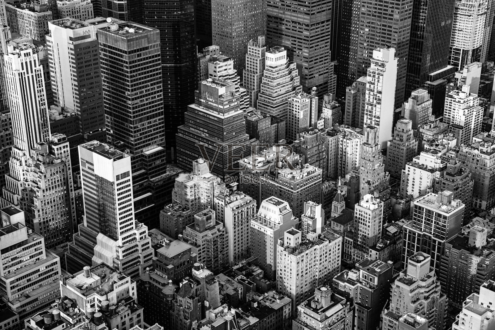 纽约市曼哈顿鸟瞰图照片摄影图片