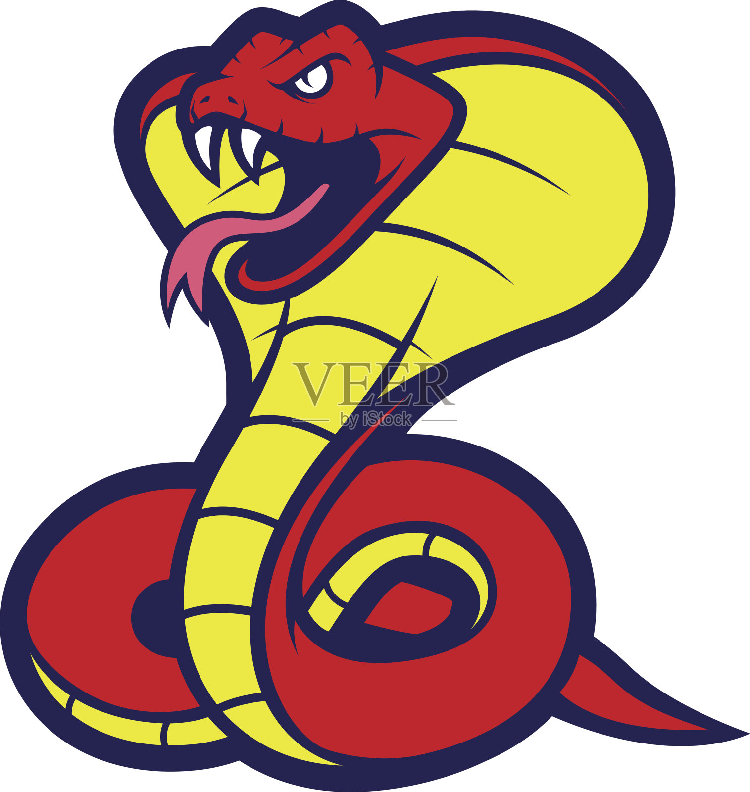 蛇蛇吉祥物设计元素图片