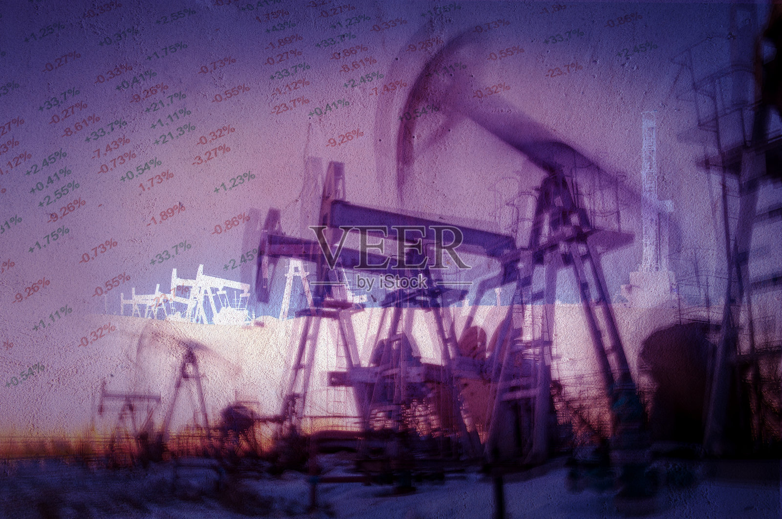 石油和天然气行业背景。照片摄影图片