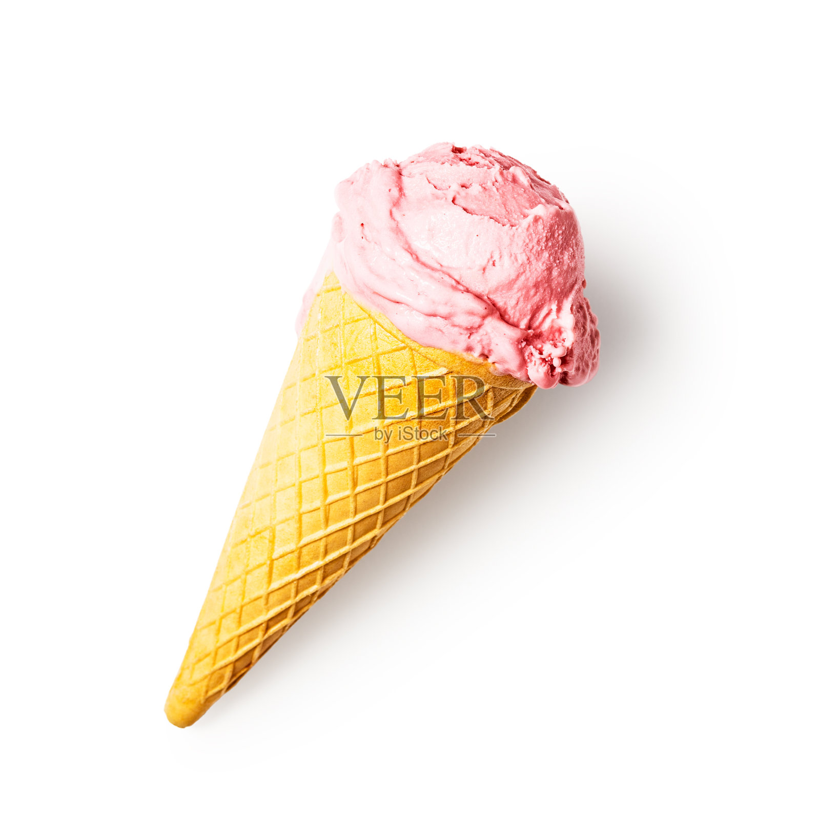草莓冰淇淋照片摄影图片