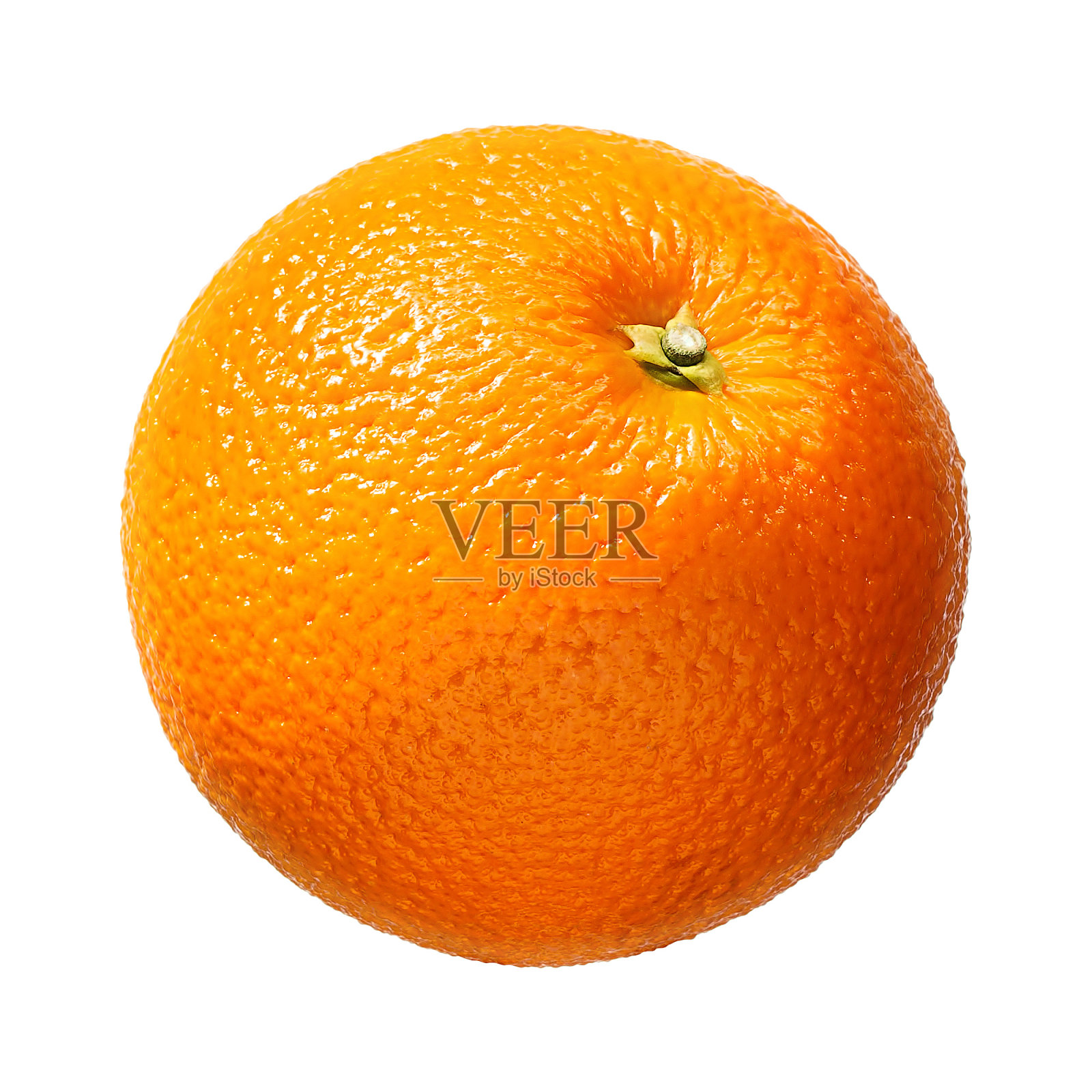 白色背景上分离的新鲜橘果。与剪切路径照片摄影图片