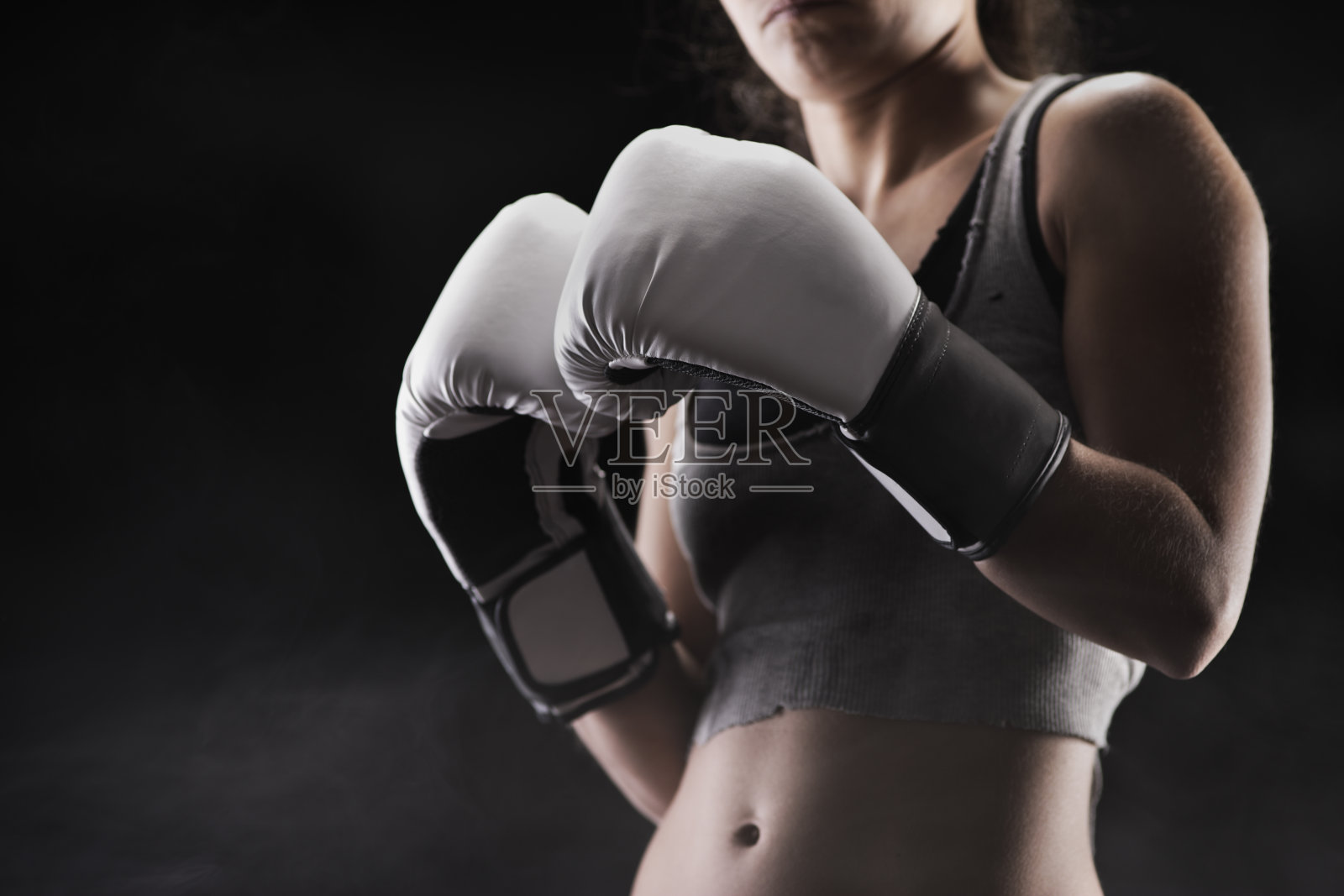 女子拳击照片摄影图片