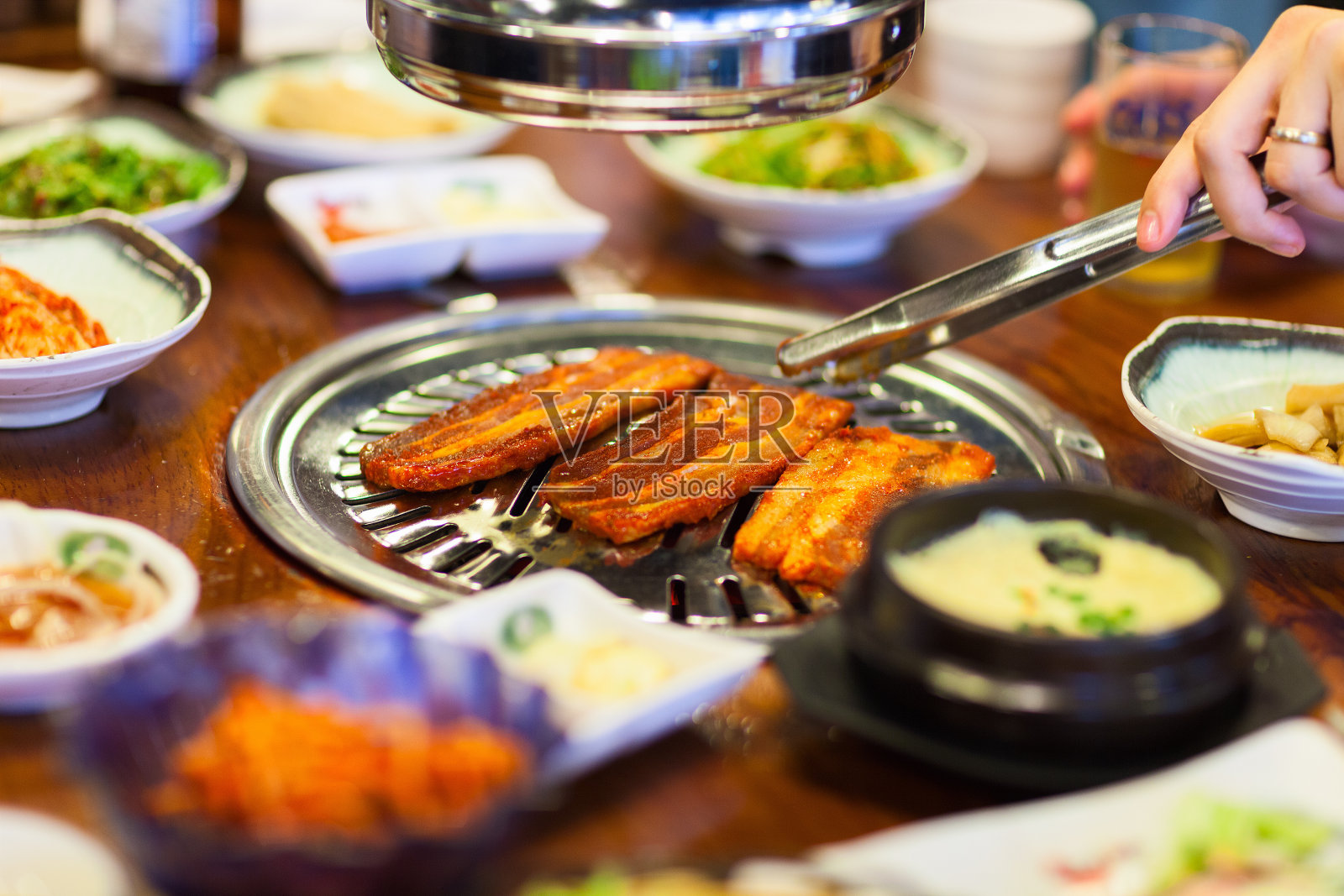 韩国烤肉照片摄影图片
