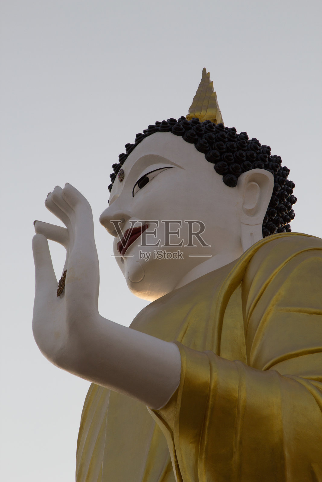 佛寺的大佛造型照片摄影图片