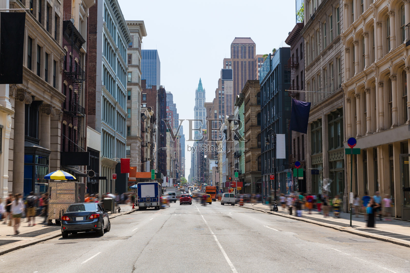 Soho建筑立面在曼哈顿纽约市照片摄影图片