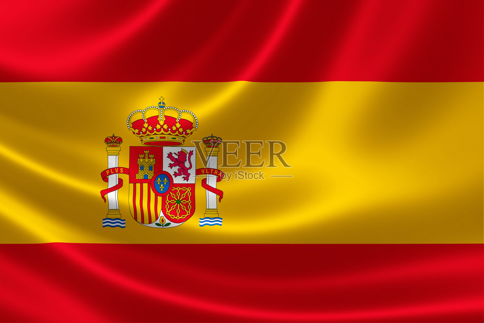 西班牙国旗照片摄影图片
