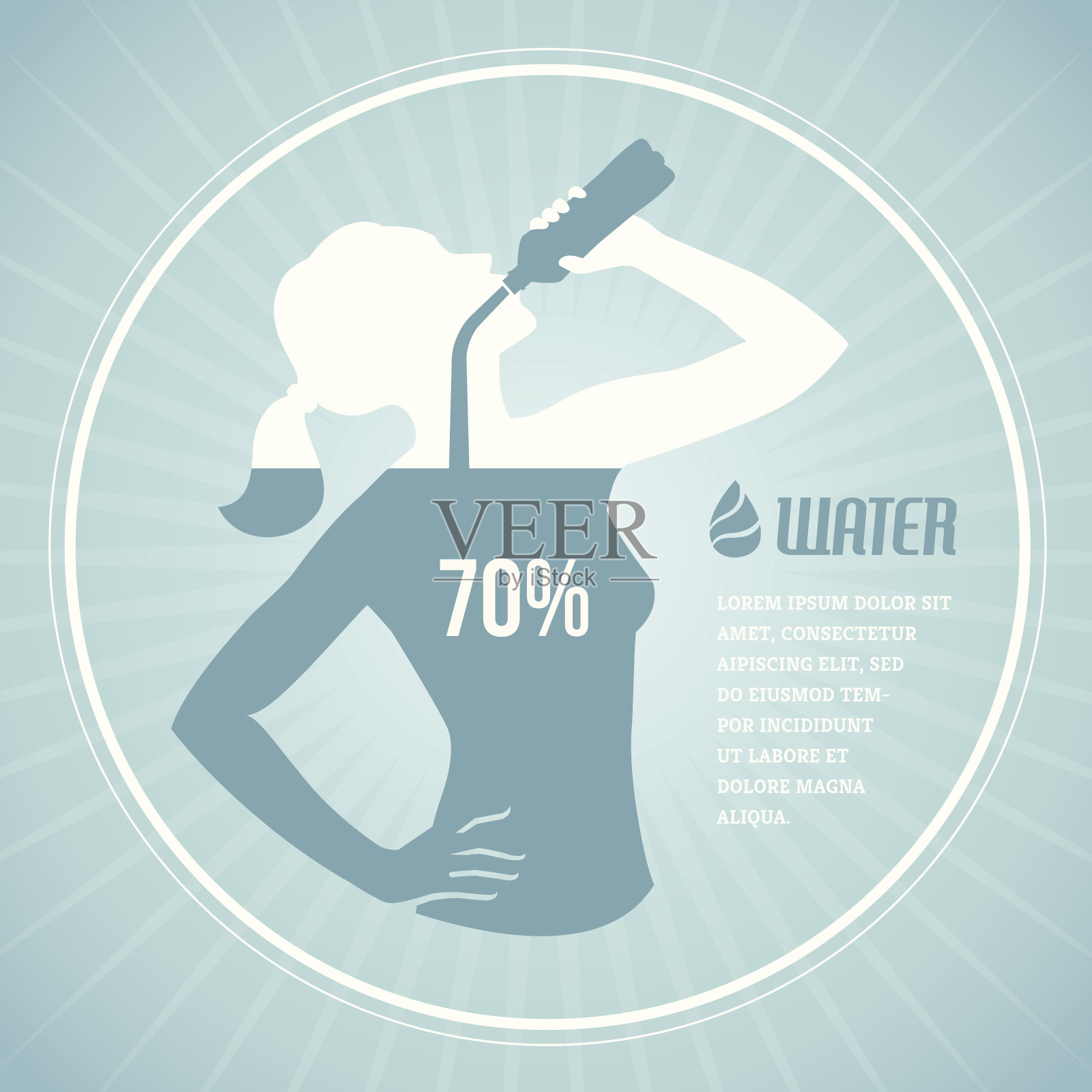 饮用水2插画图片素材